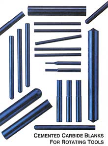 cemented carbide blanks for rotating tools